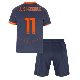 Billige Fotballdrakt Inter Milan Luis Henrique #11 Replika Tredjedraktsett Barn 2025-26 Kortermet (med bukser)